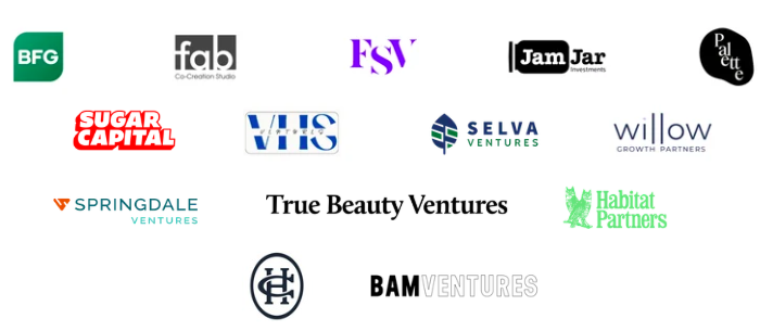 Logos of venture capital firms participating in the Consumer VC Benchmarks Report